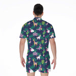 Funny Christmas Decoration Pattern Print Men's Rompers
