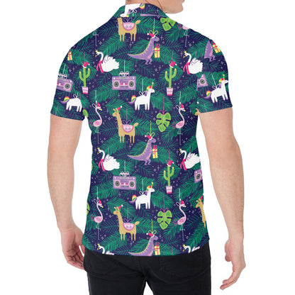 Funny Christmas Decoration Pattern Print Men's Shirt