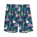 Funny Christmas Decoration Pattern Print Men's Sports Shorts