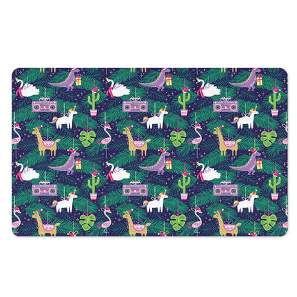 Funny Christmas Decoration Pattern Print Polyester Doormat