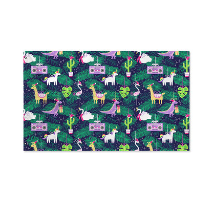Funny Christmas Decoration Pattern Print Polyester Flag