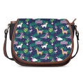 Funny Christmas Decoration Pattern Print Saddle Bag