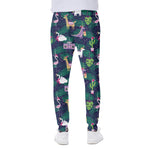 Funny Christmas Decoration Pattern Print Scuba Joggers