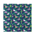 Funny Christmas Decoration Pattern Print Silk Bandana