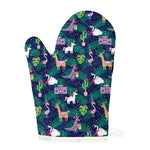 Funny Christmas Decoration Pattern Print Single Oven Mitt