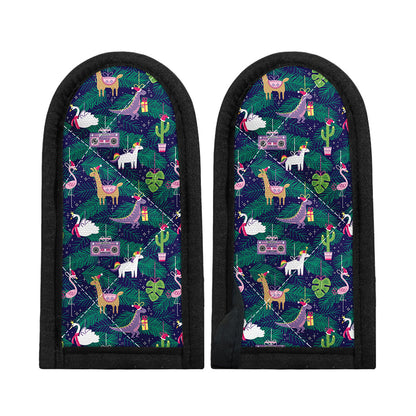 Funny Christmas Decoration Pattern Print Skillet Handle Cover