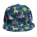 Funny Christmas Decoration Pattern Print Snapback Cap