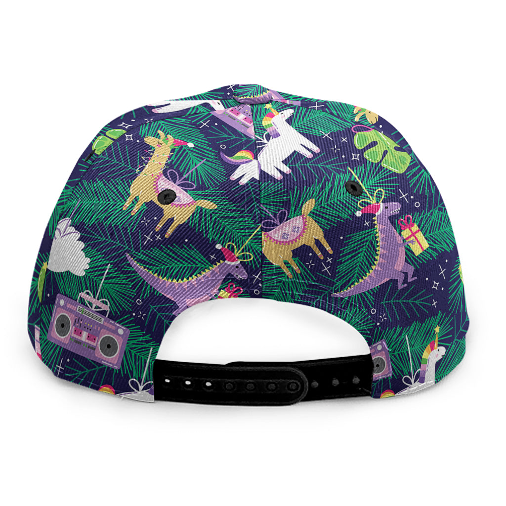 Funny Christmas Decoration Pattern Print Snapback Cap