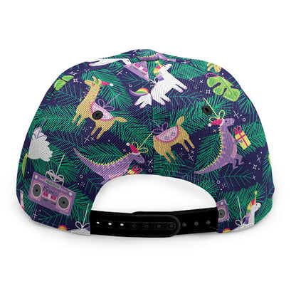 Funny Christmas Decoration Pattern Print Snapback Cap