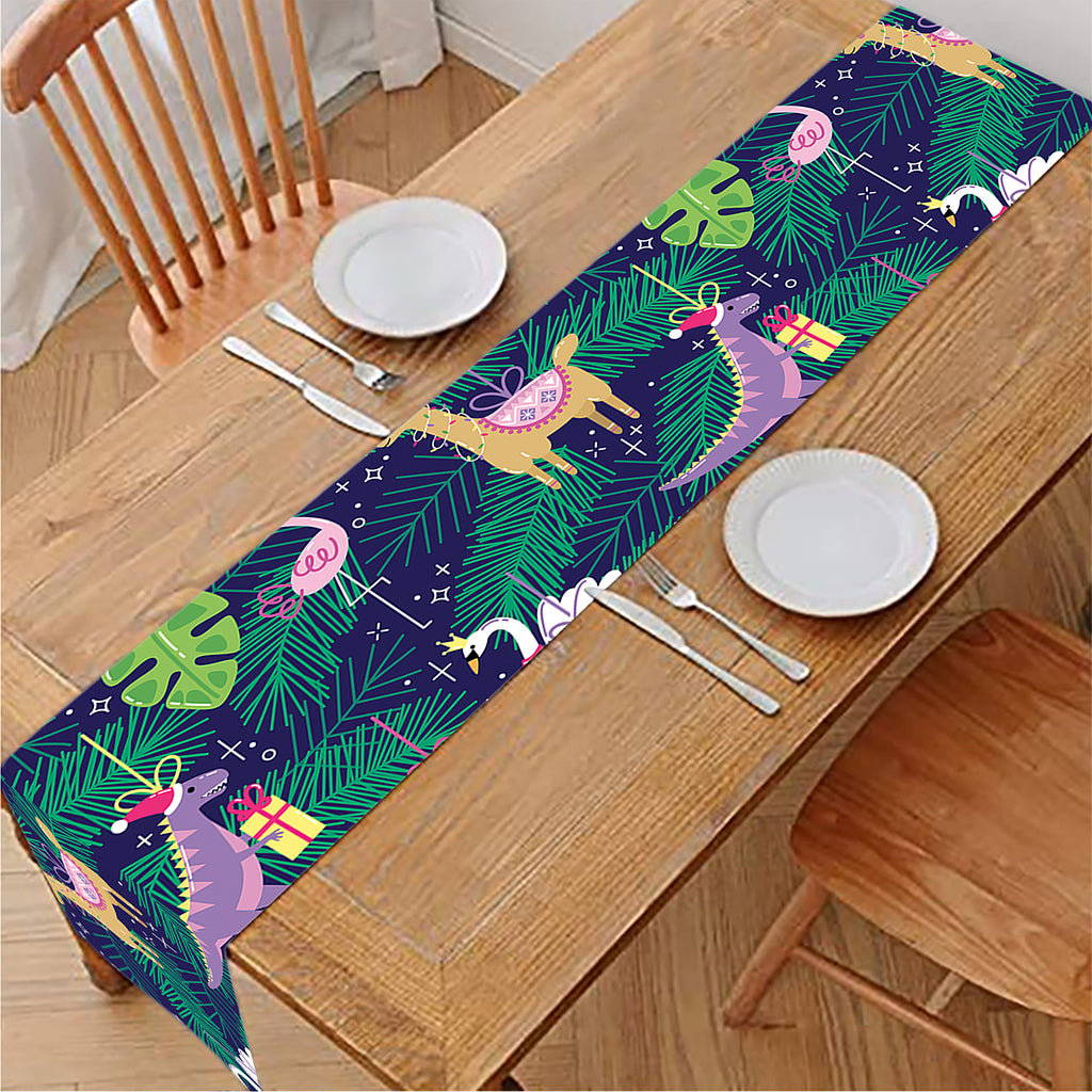 Funny Christmas Decoration Pattern Print Table Runner