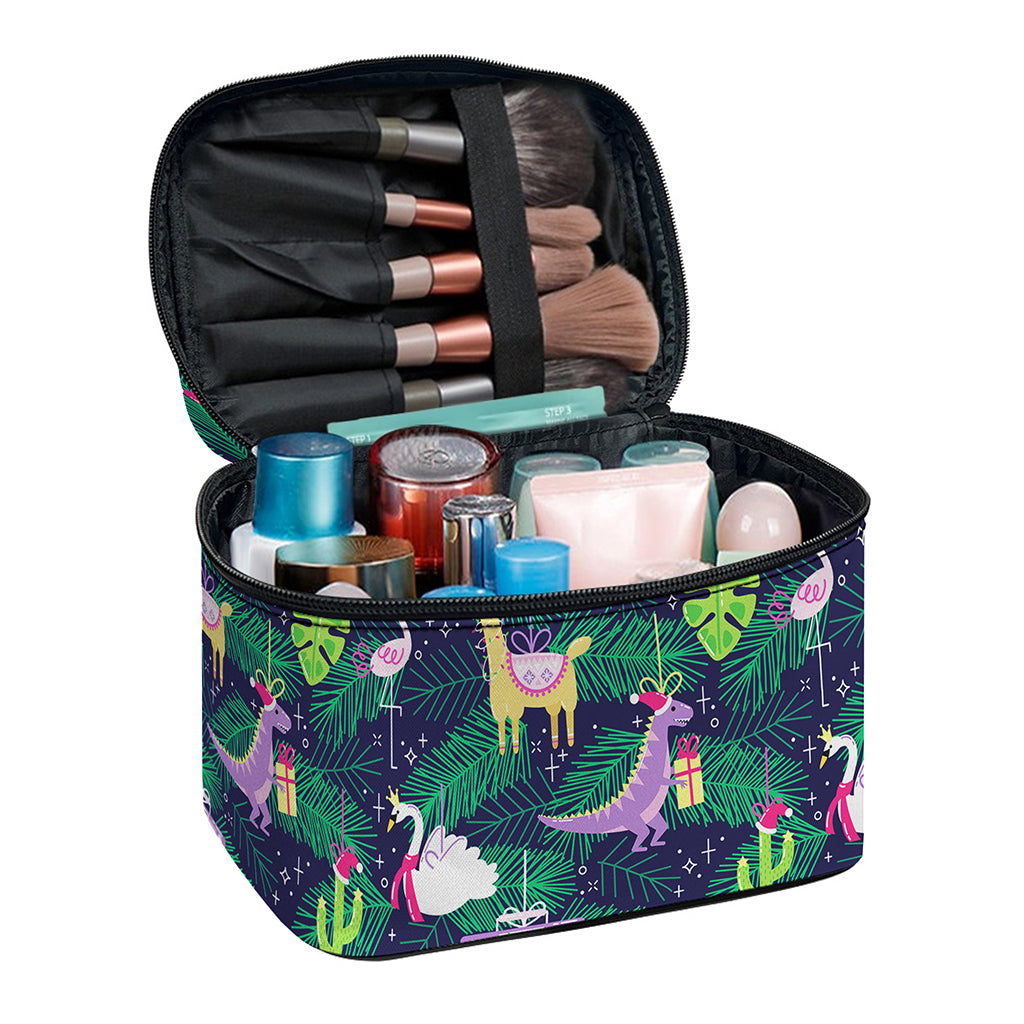 Funny Christmas Decoration Pattern Print Travel Makeup Bag