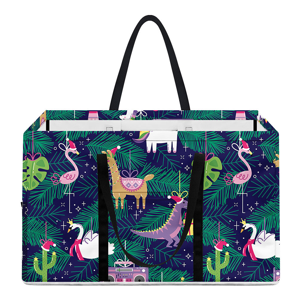 Funny Christmas Decoration Pattern Print Utility Tote Bag