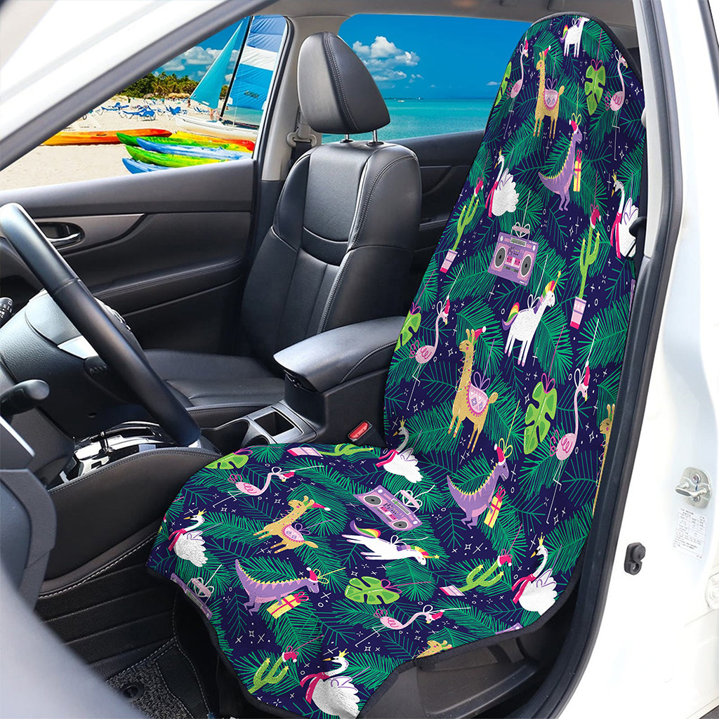 Funny Christmas Decoration Pattern Print Waterproof Car Seat Cover