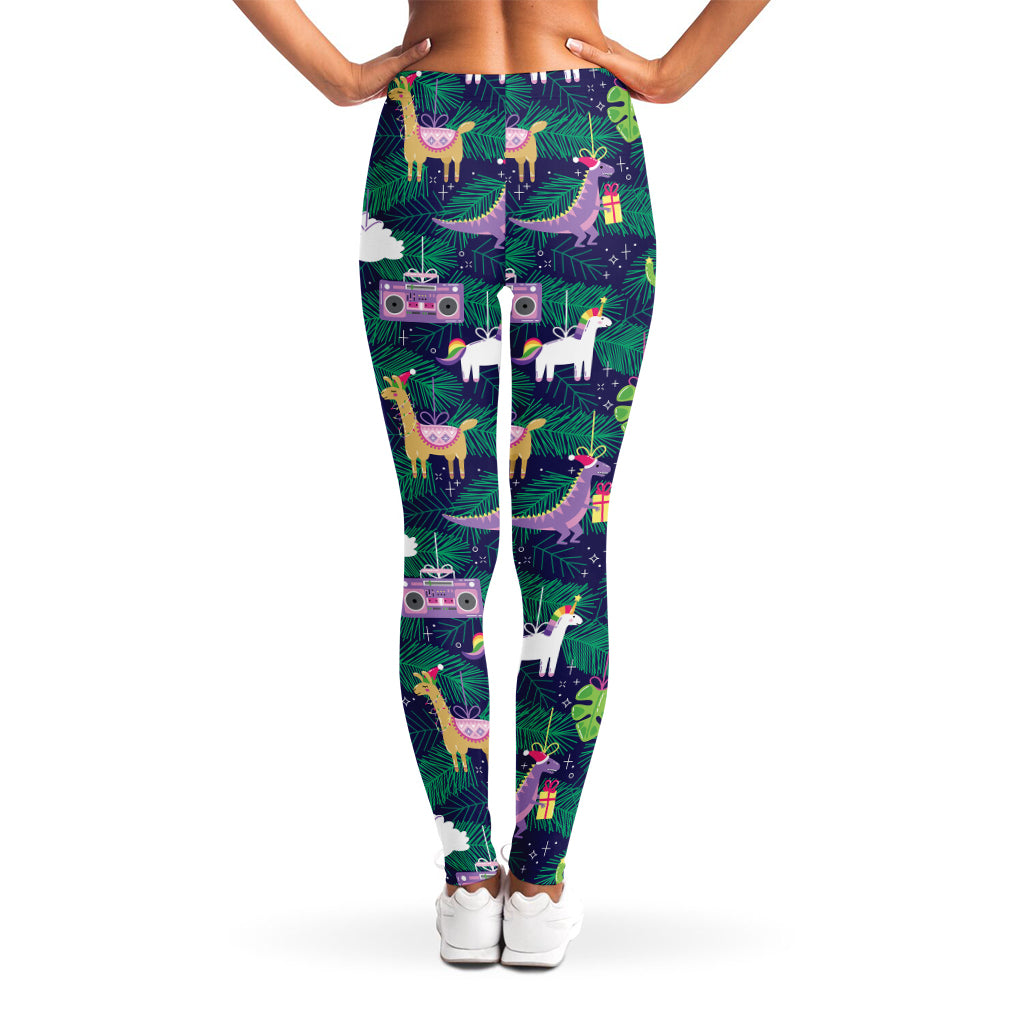 Funny Christmas Decoration Pattern Print Women's Leggings