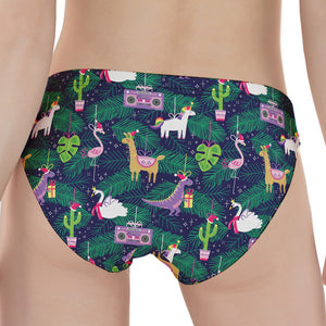 Funny Christmas Decoration Pattern Print Women's Panties