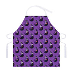 Funny Eggplant Pattern Print Adjustable Apron