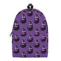 Funny Eggplant Pattern Print School Backpack
