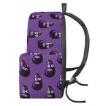 Funny Eggplant Pattern Print Backpack