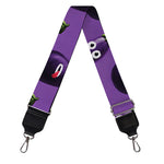 Funny Eggplant Pattern Print Bag Strap