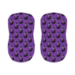 Funny Eggplant Pattern Print Bar Stool Covers