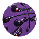 Funny Eggplant Pattern Print Basketball