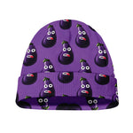 Funny Eggplant Pattern Print Beanie