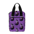 Funny Eggplant Pattern Print Bible Tote Bag