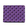 Funny Eggplant Pattern Print Bifold Wallet