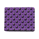 Funny Eggplant Pattern Print Bifold Wallet