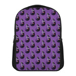 Funny Eggplant Pattern Print Casual Backpack