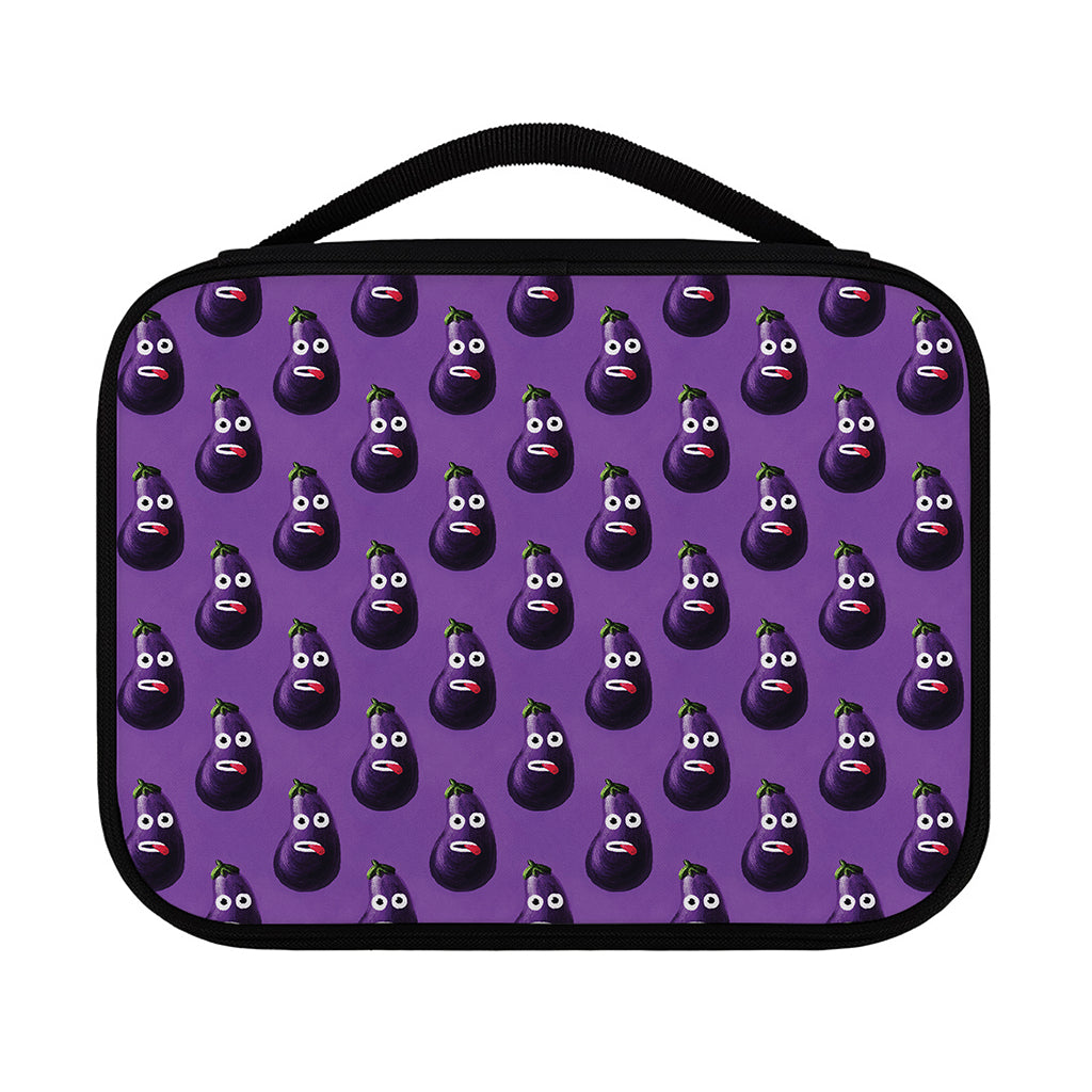 Funny Eggplant Pattern Print Classic Bible Case