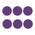 Funny Eggplant Pattern Print Coaster Set