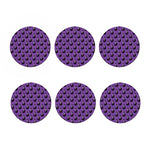 Funny Eggplant Pattern Print Coaster Set