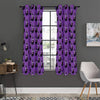 Funny Eggplant Pattern Print Curtain