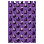 Funny Eggplant Pattern Print Curtain