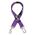 Funny Eggplant Pattern Print Dog Seat Belt