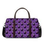 Funny Eggplant Pattern Print Duffle Bag