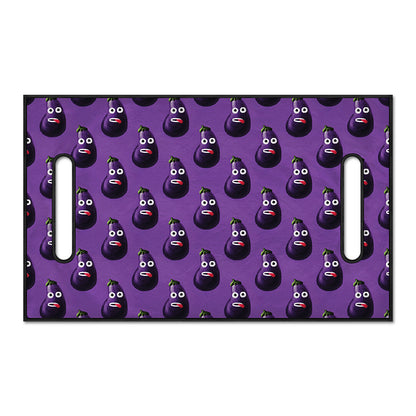 Funny Eggplant Pattern Print Golf Cart Seat Cover