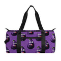 Funny Eggplant Pattern Print Gym Bag