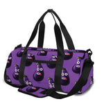 Funny Eggplant Pattern Print Gym Bag