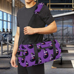 Funny Eggplant Pattern Print Gym Bag