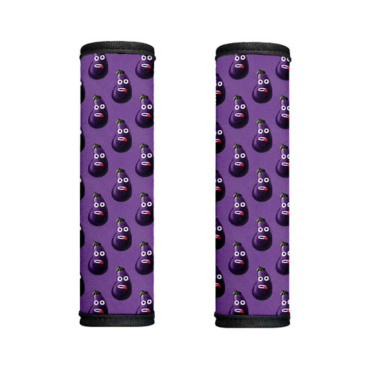 Funny Eggplant Pattern Print Handle Covers