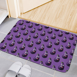 Funny Eggplant Pattern Print Indoor Door Mat