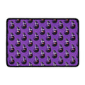 Funny Eggplant Pattern Print Kitchen Mat