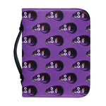Funny Eggplant Pattern Print Leather Bible Cover