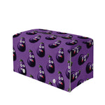 Funny Eggplant Pattern Print Leather Tissue Box Cover