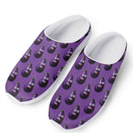 Funny Eggplant Pattern Print Mesh Casual Shoes