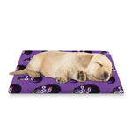 Funny Eggplant Pattern Print Pet Cooling Mat Cover