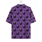 Funny Eggplant Pattern Print Rayon Hawaiian Shirt