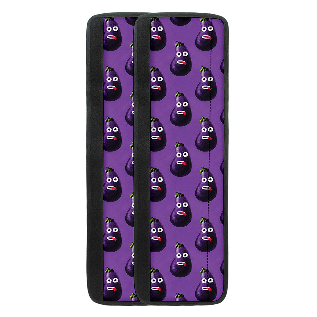Funny Eggplant Pattern Print Refrigerator Handle Covers